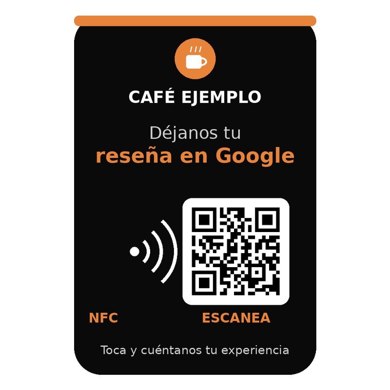 Tarjeta NFC personalizada con tu marca
